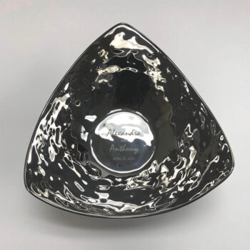 Hand Hammered Stainless Steel Items for Laser Engraving